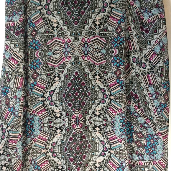 Maurice’s Geometric Asymmetrical Skirt Size Medium - Picture 3 of 10